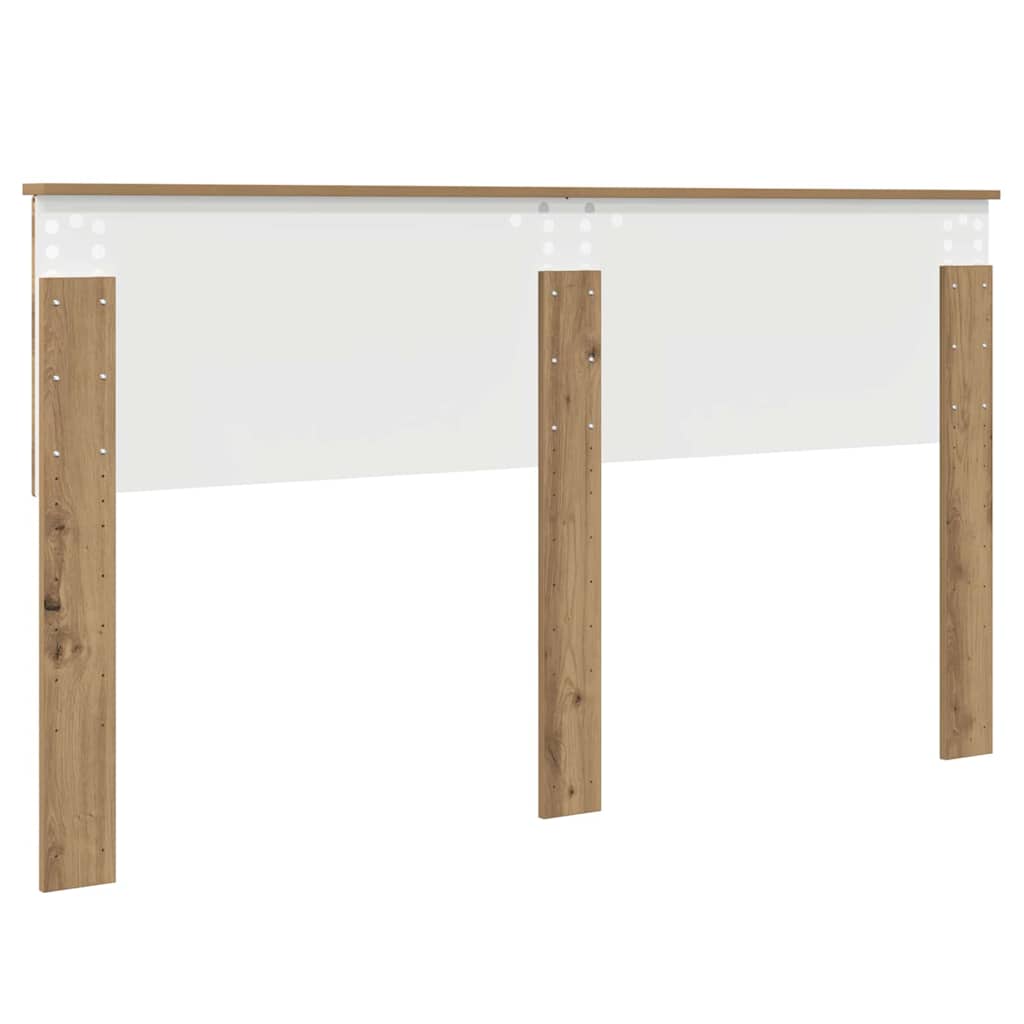 vidaXL Κεφαλάρι με κεφαλάρι Artisan Oak 160 cm Επεξεργασμένο ξύλο