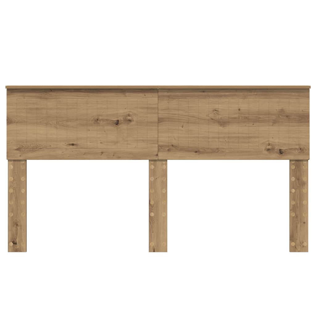 vidaXL Κεφαλάρι με κεφαλάρι Artisan Oak 160 cm Επεξεργασμένο ξύλο