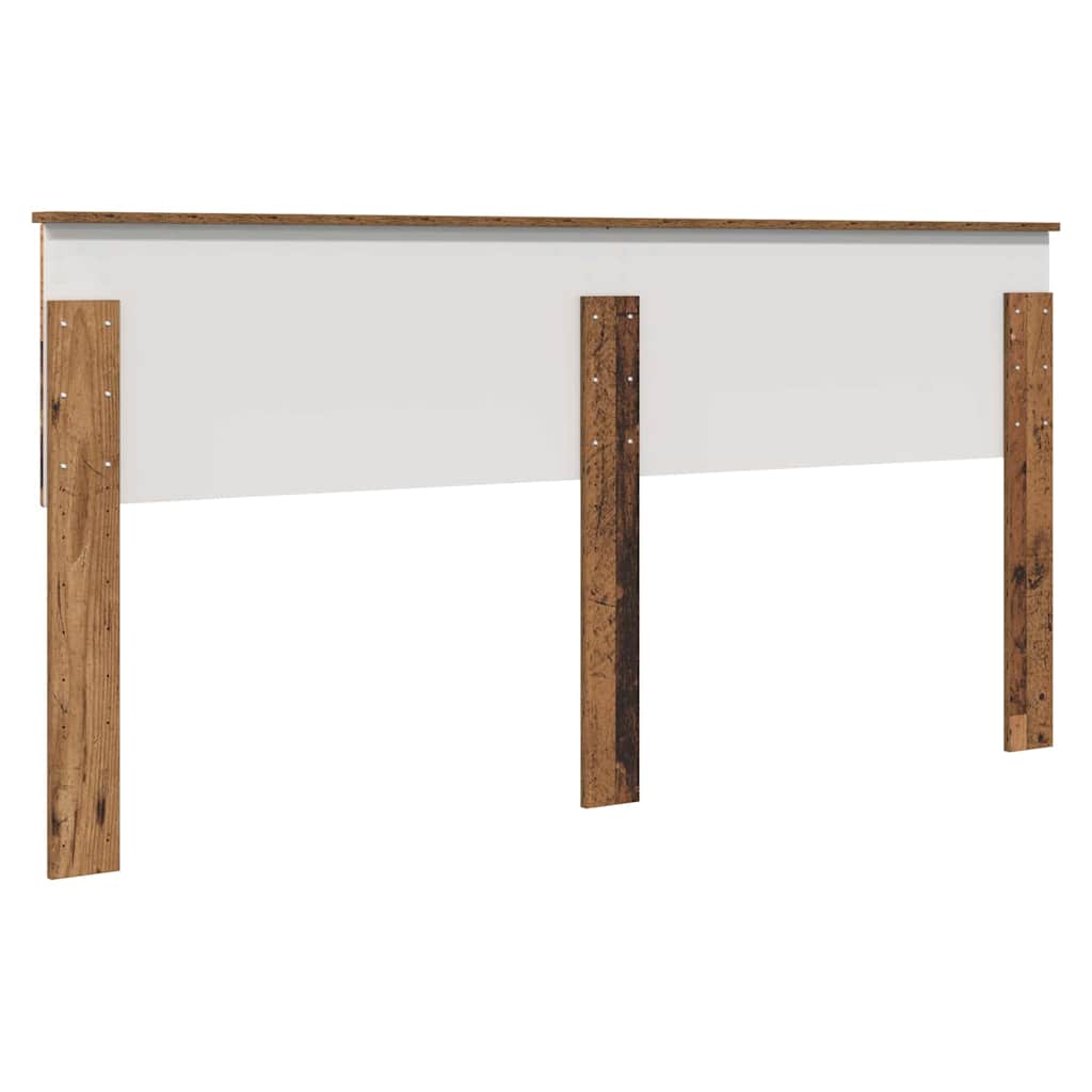 vidaXL Κεφαλάρι με κεφαλάρι Παλιό Ξύλο 140 cm Επεξεργασμένο ξύλο