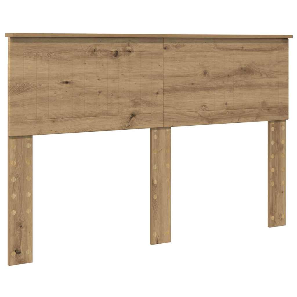 vidaXL Κεφαλάρι με κεφαλάρι Artisan Oak 140 cm Επεξεργασμένο ξύλο