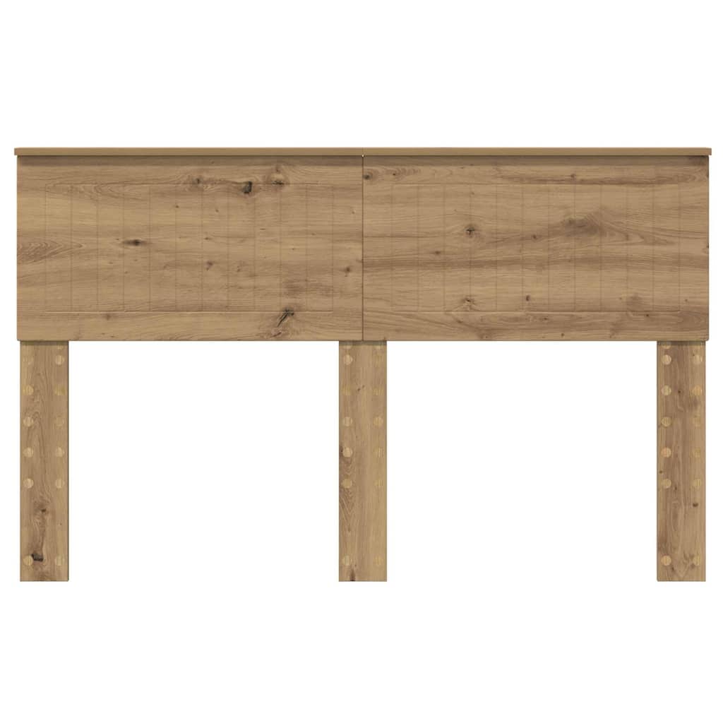 vidaXL Κεφαλάρι με κεφαλάρι Artisan Oak 140 cm Επεξεργασμένο ξύλο