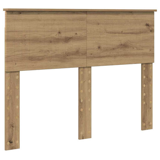 vidaXL Κεφαλάρι με κεφαλάρι Artisan Oak 120 cm Επεξεργασμένο ξύλο