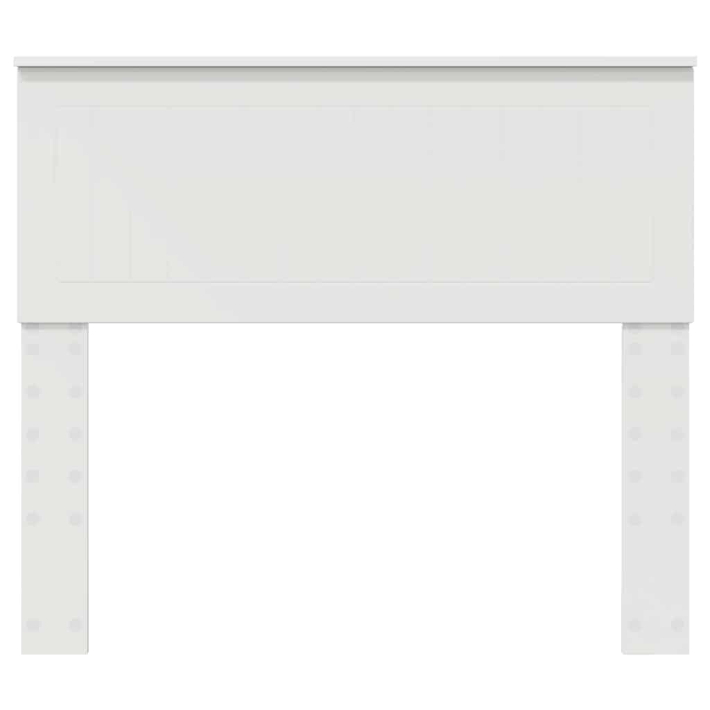 vidaXL Κεφαλάρι με κεφαλάρι Λευκό 100 cm Επεξεργασμένο ξύλο