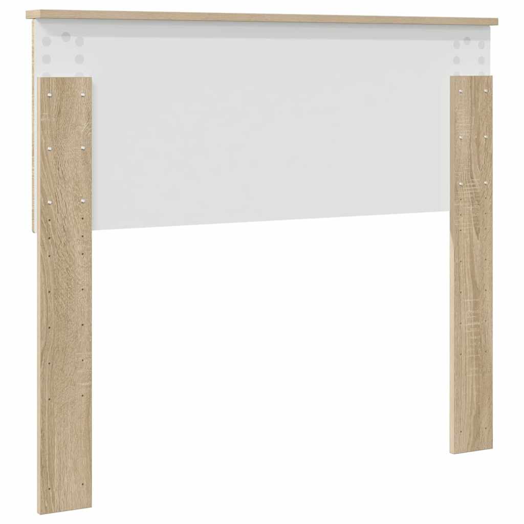 vidaXL Κεφαλάρι με κεφαλάρι Δρύς Sonoma 100 cm Επεξεργασμένο ξύλο