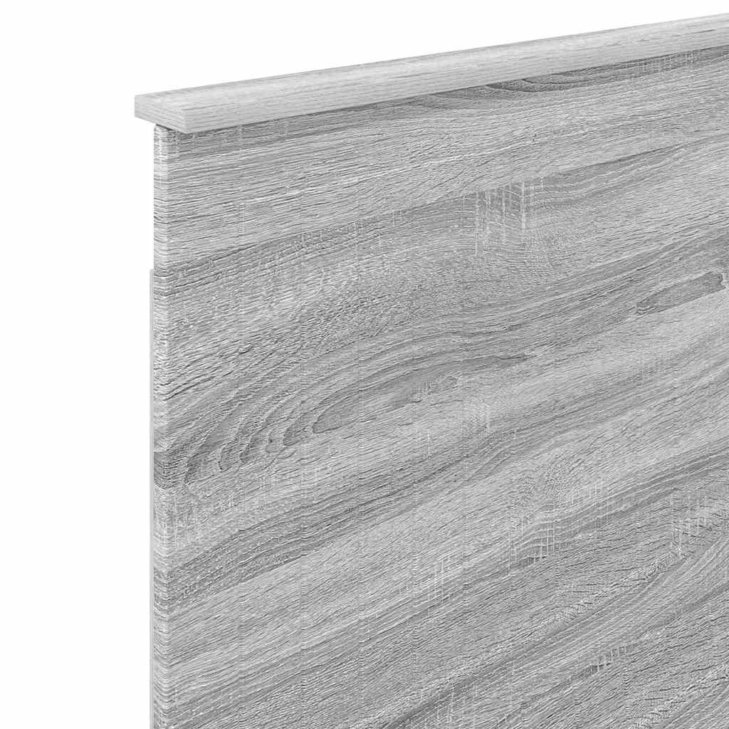 vidaXL Κεφαλάρι με κεφαλάρι Γκρίζο Σονομα 100 cm Επεξεργασμένο ξύλο