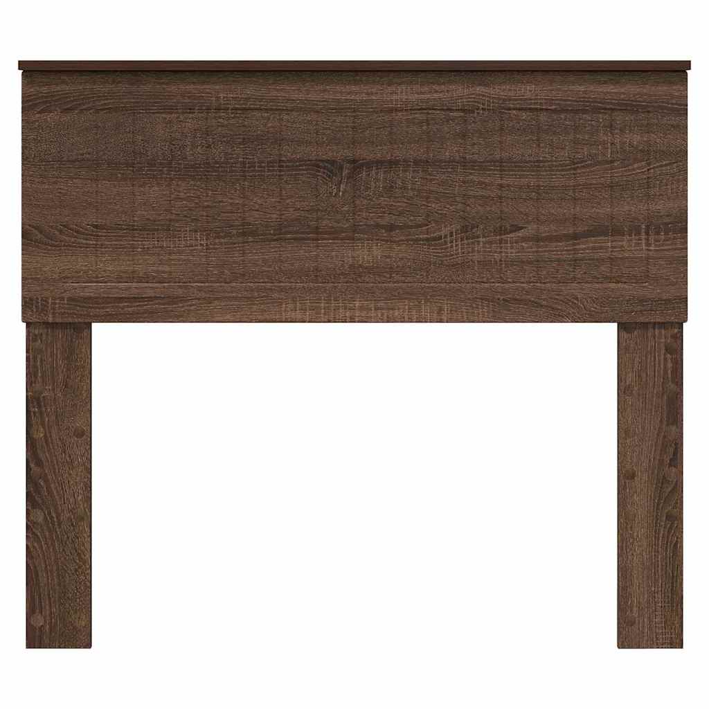 vidaXL Κεφαλάρι με κεφαλάρι Καφέ δρυς 100 cm Επεξεργασμένο ξύλο