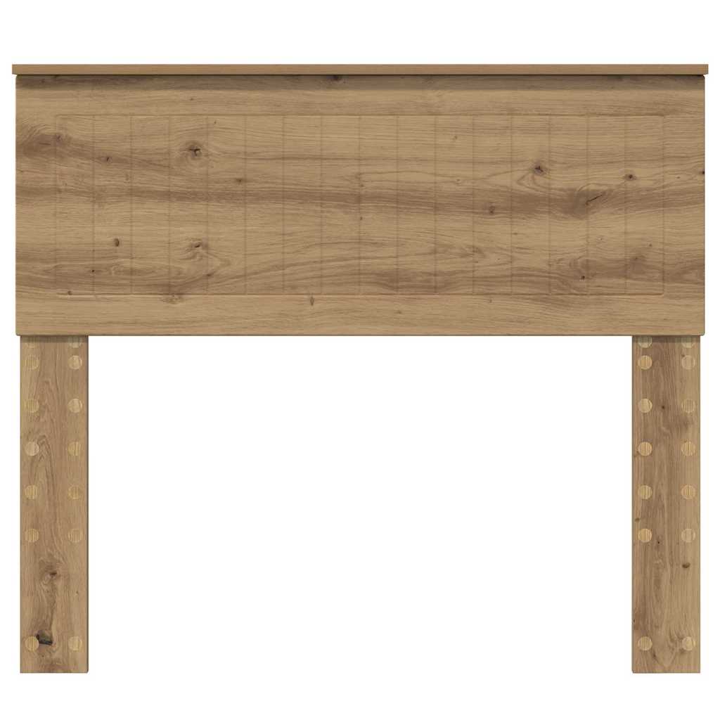 vidaXL Κεφαλάρι με κεφαλάρι Artisan Oak 100 cm Επεξεργασμένο ξύλο