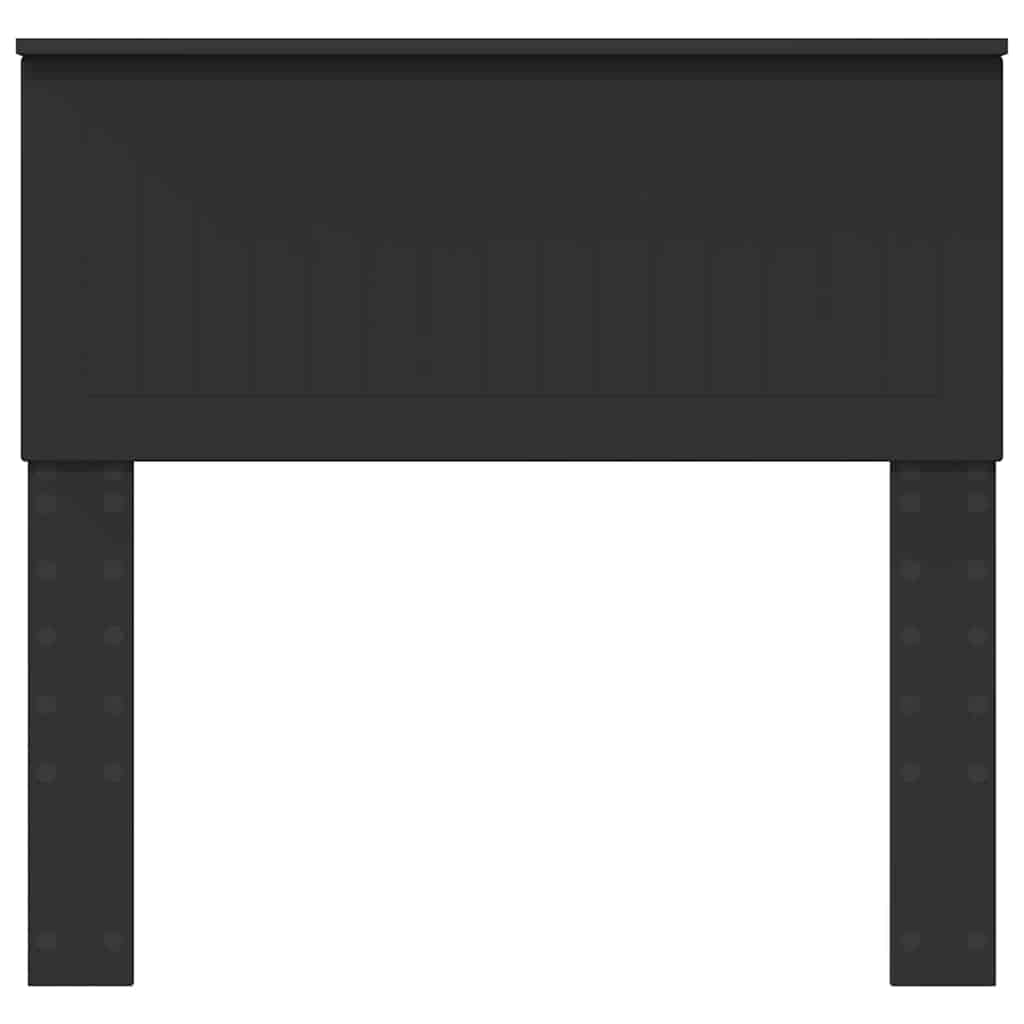 vidaXL Κεφαλάρι με κεφαλάρι Μαύρη Οξυά 90 cm Επεξεργασμένο ξύλο