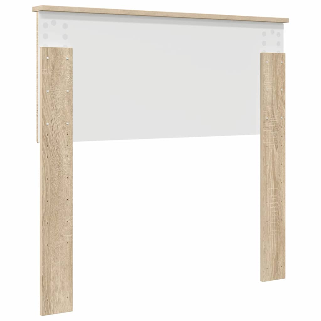 vidaXL Κεφαλάρι με κεφαλάρι Δρύς Sonoma 90 cm Επεξεργασμένο ξύλο