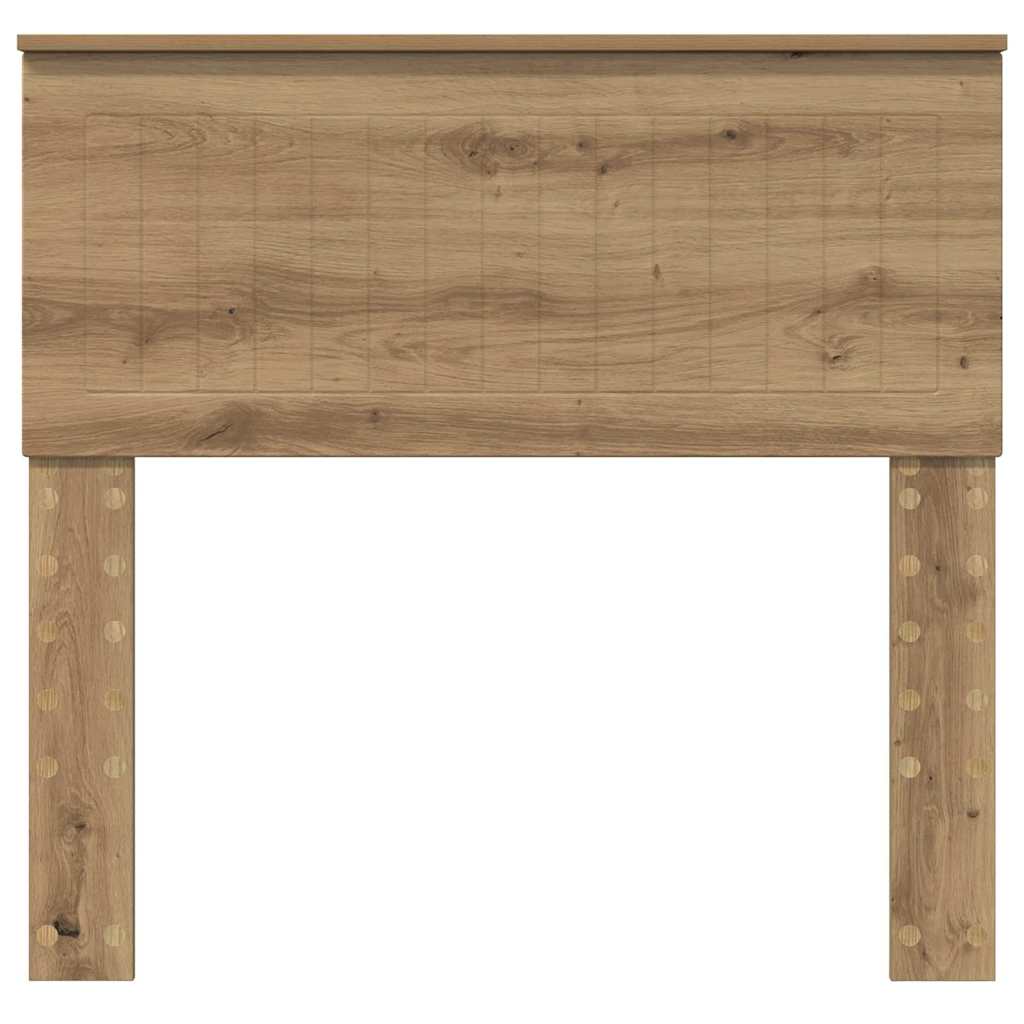 vidaXL Κεφαλάρι με κεφαλάρι Artisan Oak 90 cm Επεξεργασμένο ξύλο