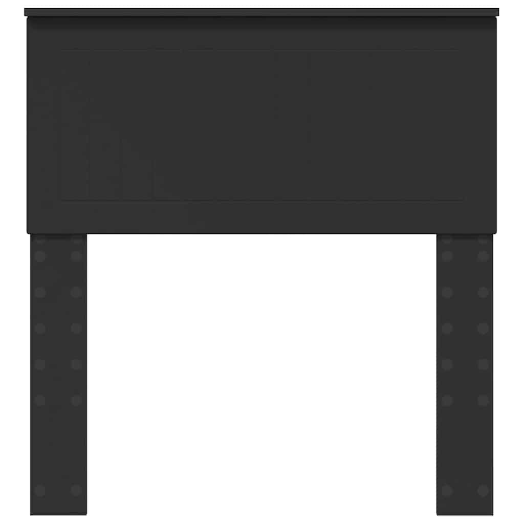 vidaXL Κεφαλάρι με κεφαλάρι Μαύρη Οξυά 80 cm Επεξεργασμένο ξύλο