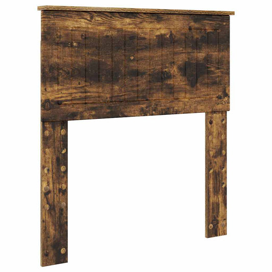 vidaXL Κεφαλάρι με κεφαλάρι Καπνιστό Δρύς 80 cm Επεξεργασμένο ξύλο