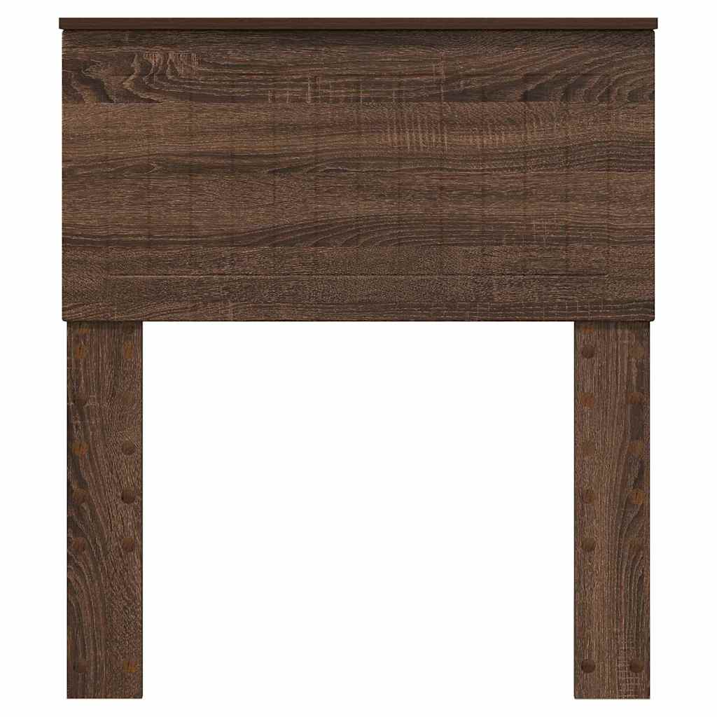 vidaXL Κεφαλάρι με κεφαλάρι Καφέ δρυς 75 cm Επεξεργασμένο ξύλο