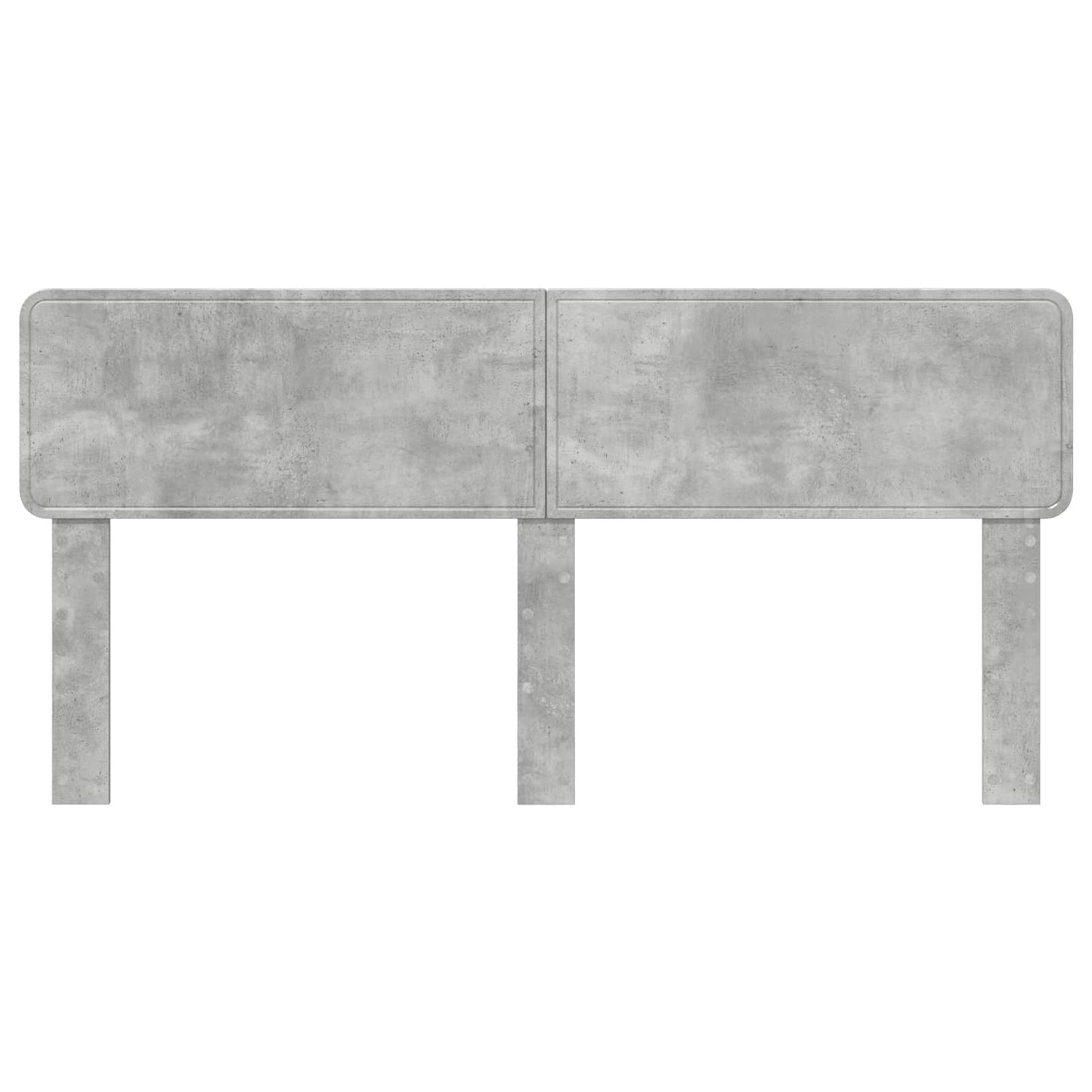 vidaXL Κεφαλάρι με κεφαλάρι Σκυρόδεμα Γκρι 180 cm Επεξεργασμένο ξύλο
