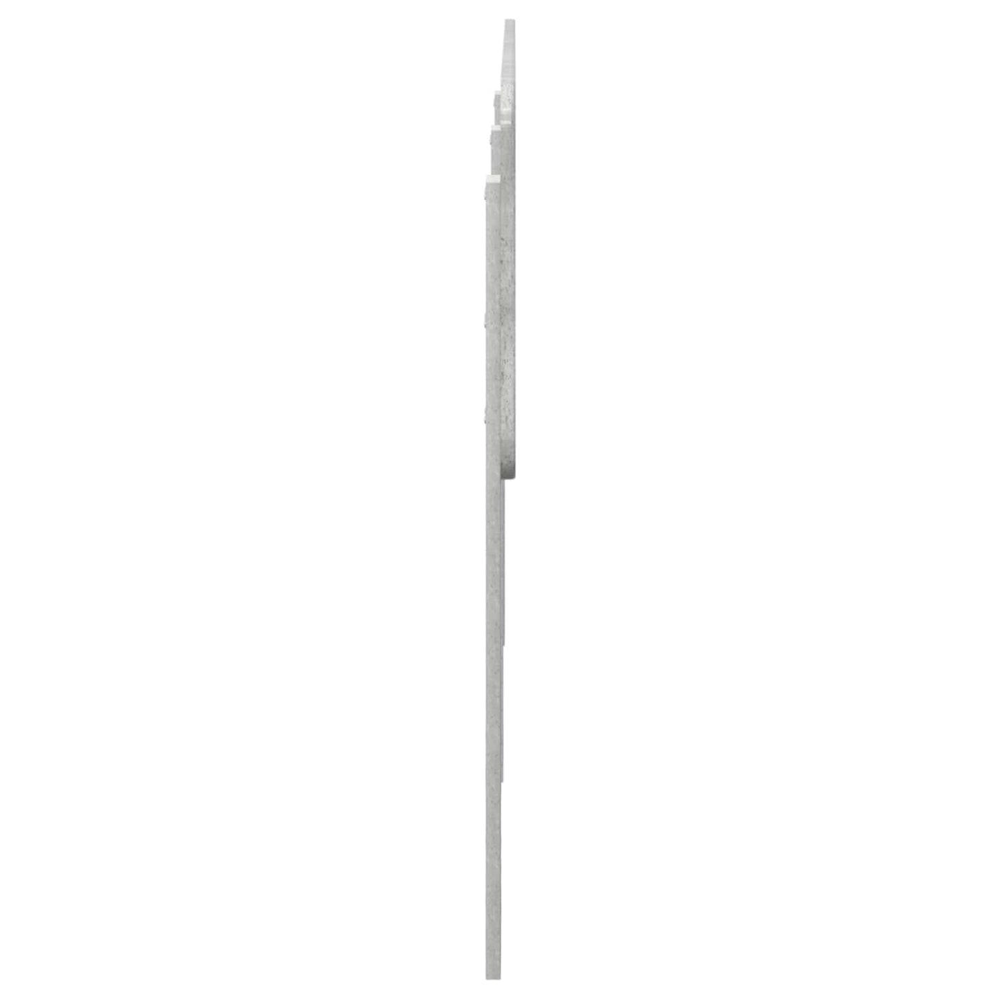 vidaXL Κεφαλάρι με κεφαλάρι Σκυρόδεμα Γκρι 180 cm Επεξεργασμένο ξύλο