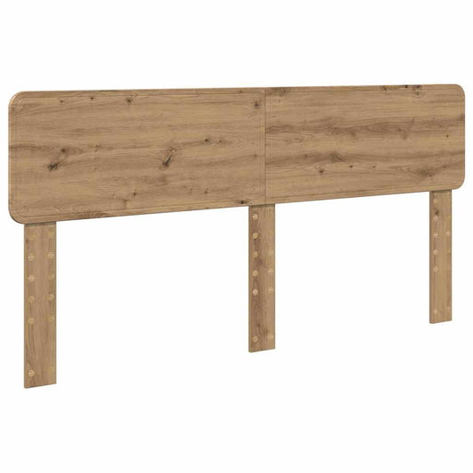 vidaXL Κεφαλάρι με κεφαλάρι Artisan Oak 180 cm Επεξεργασμένο ξύλο