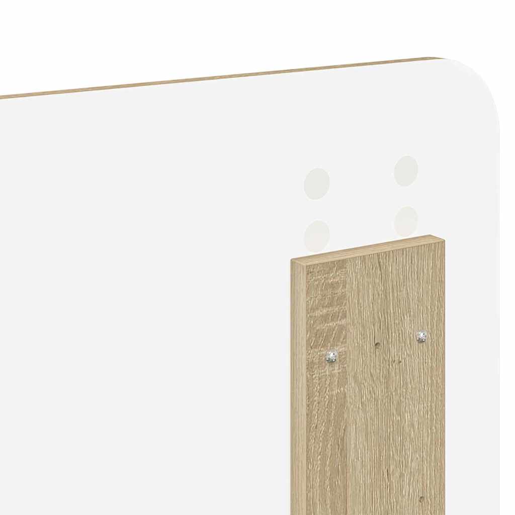 vidaXL Κεφαλάρι με κεφαλάρι Δρύς Sonoma 160 cm Επεξεργασμένο ξύλο