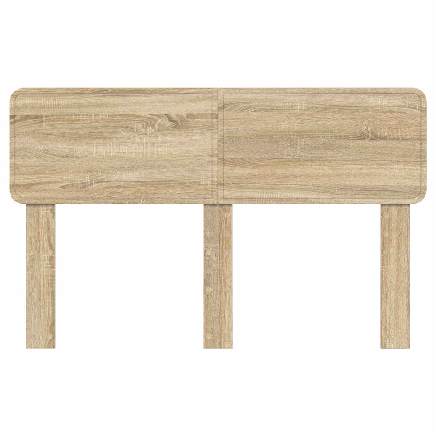 vidaXL Κεφαλάρι με κεφαλάρι Δρύς Sonoma 160 cm Επεξεργασμένο ξύλο
