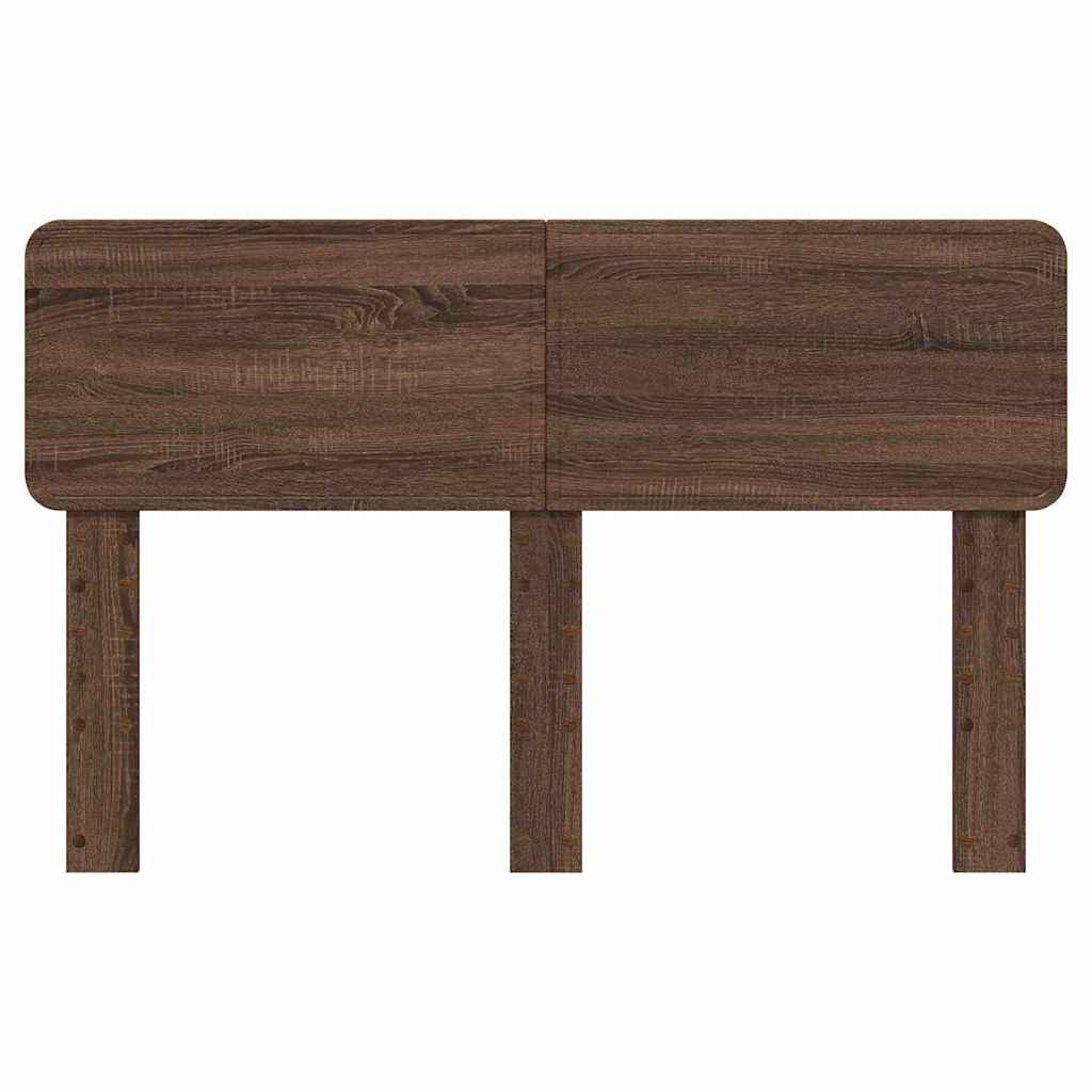 vidaXL Κεφαλάρι με κεφαλάρι Καφέ δρυς 150 cm Επεξεργασμένο ξύλο