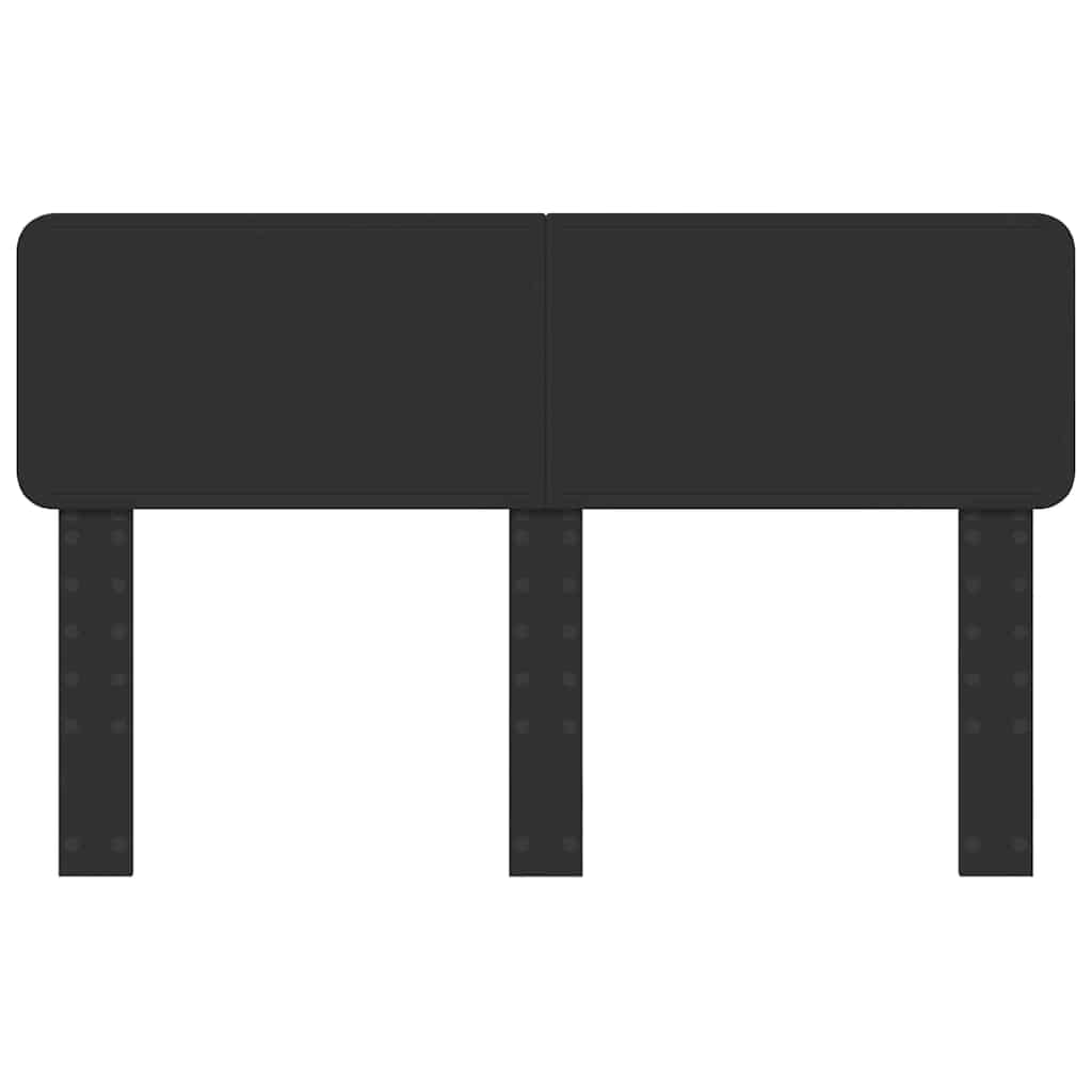 vidaXL Κεφαλάρι με κεφαλάρι Μαύρη Οξυά 140 cm Επεξεργασμένο ξύλο