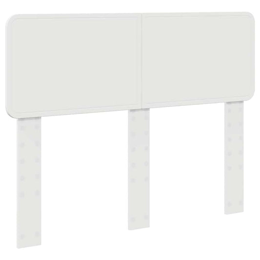 vidaXL Κεφαλάρι με κεφαλάρι Λευκό 135 cm Επεξεργασμένο ξύλο