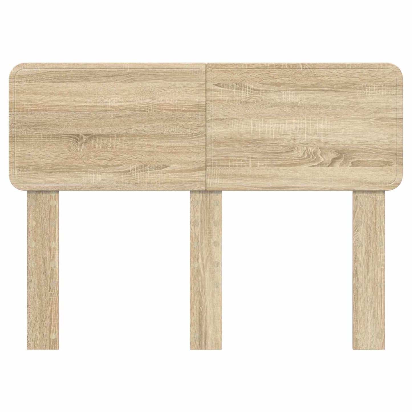 vidaXL Κεφαλάρι με κεφαλάρι Δρύς Sonoma 135 cm Επεξεργασμένο ξύλο