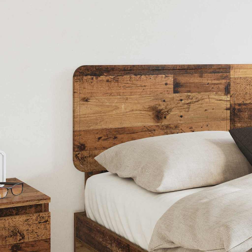 vidaXL Κεφαλάρι με κεφαλάρι Παλιό Ξύλο 135 cm Επεξεργασμένο ξύλο