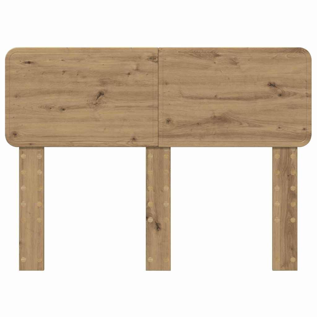 vidaXL Κεφαλάρι με κεφαλάρι Artisan Oak 120 cm Επεξεργασμένο ξύλο