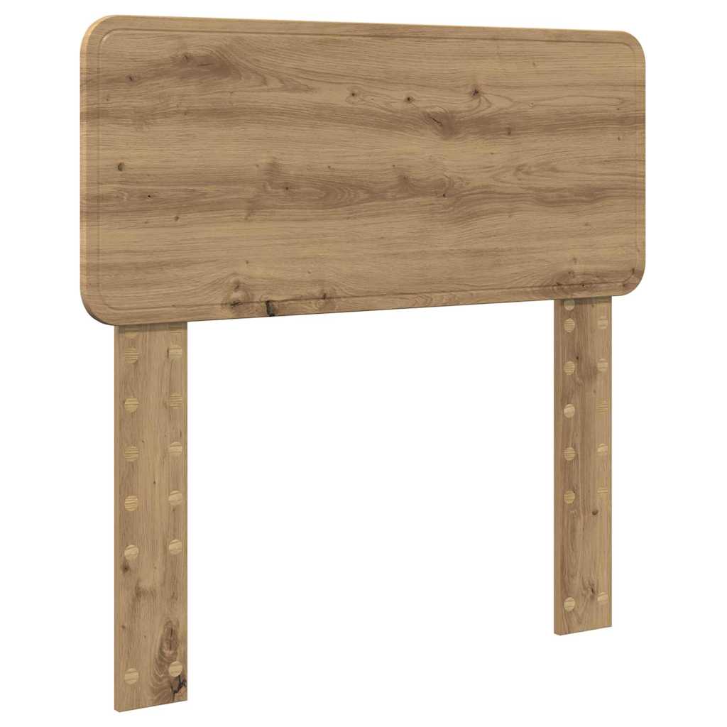 vidaXL Κεφαλάρι με κεφαλάρι Artisan Oak 90 cm Επεξεργασμένο ξύλο