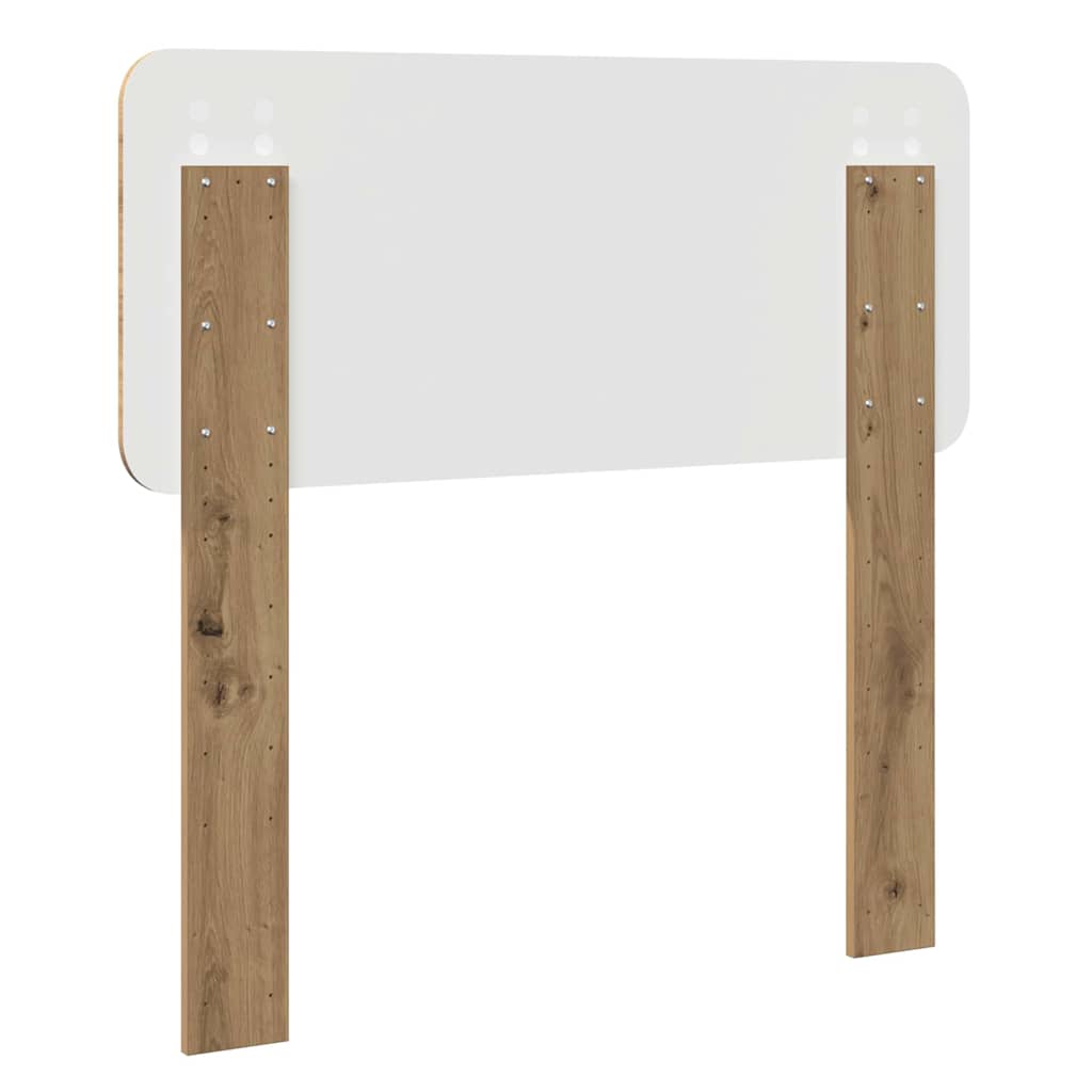 vidaXL Κεφαλάρι με κεφαλάρι Artisan Oak 90 cm Επεξεργασμένο ξύλο