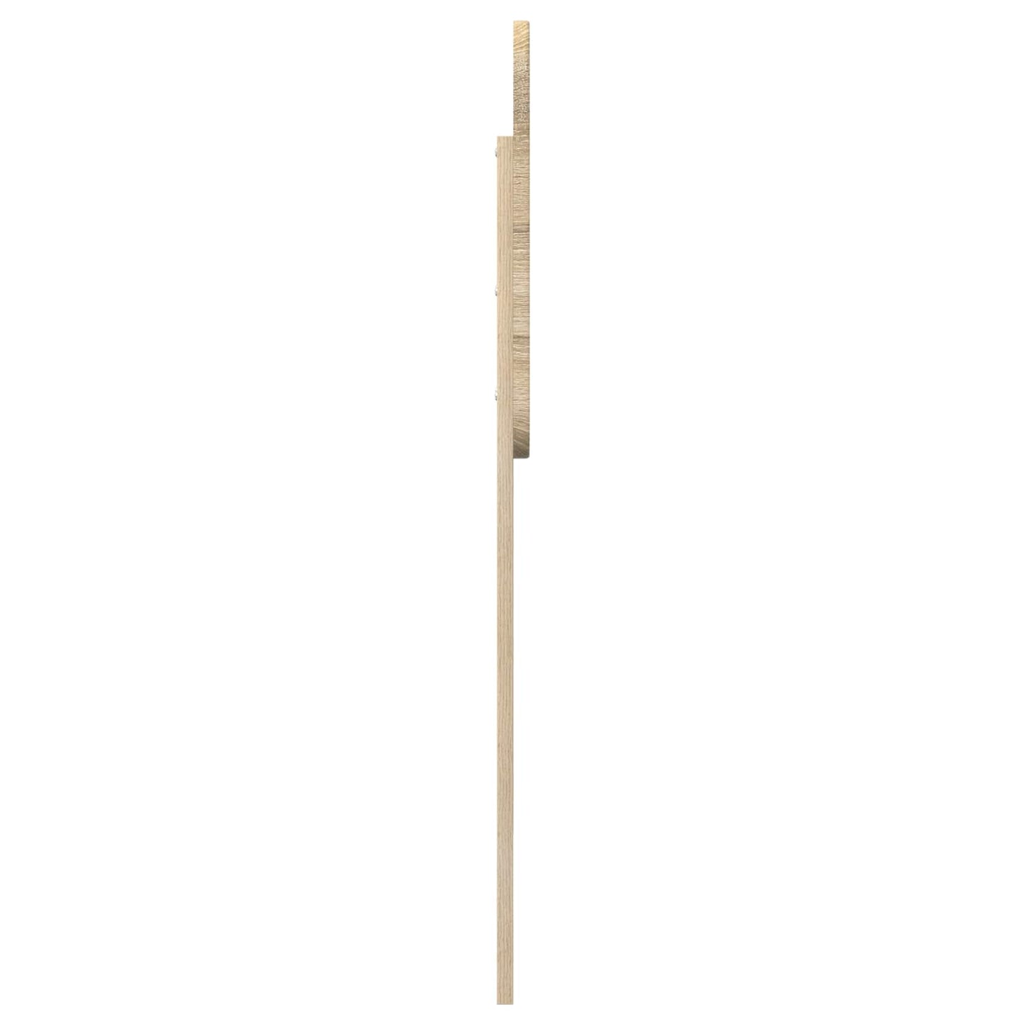 vidaXL Κεφαλάρι με κεφαλάρι Δρύς Sonoma 80 cm Επεξεργασμένο ξύλο