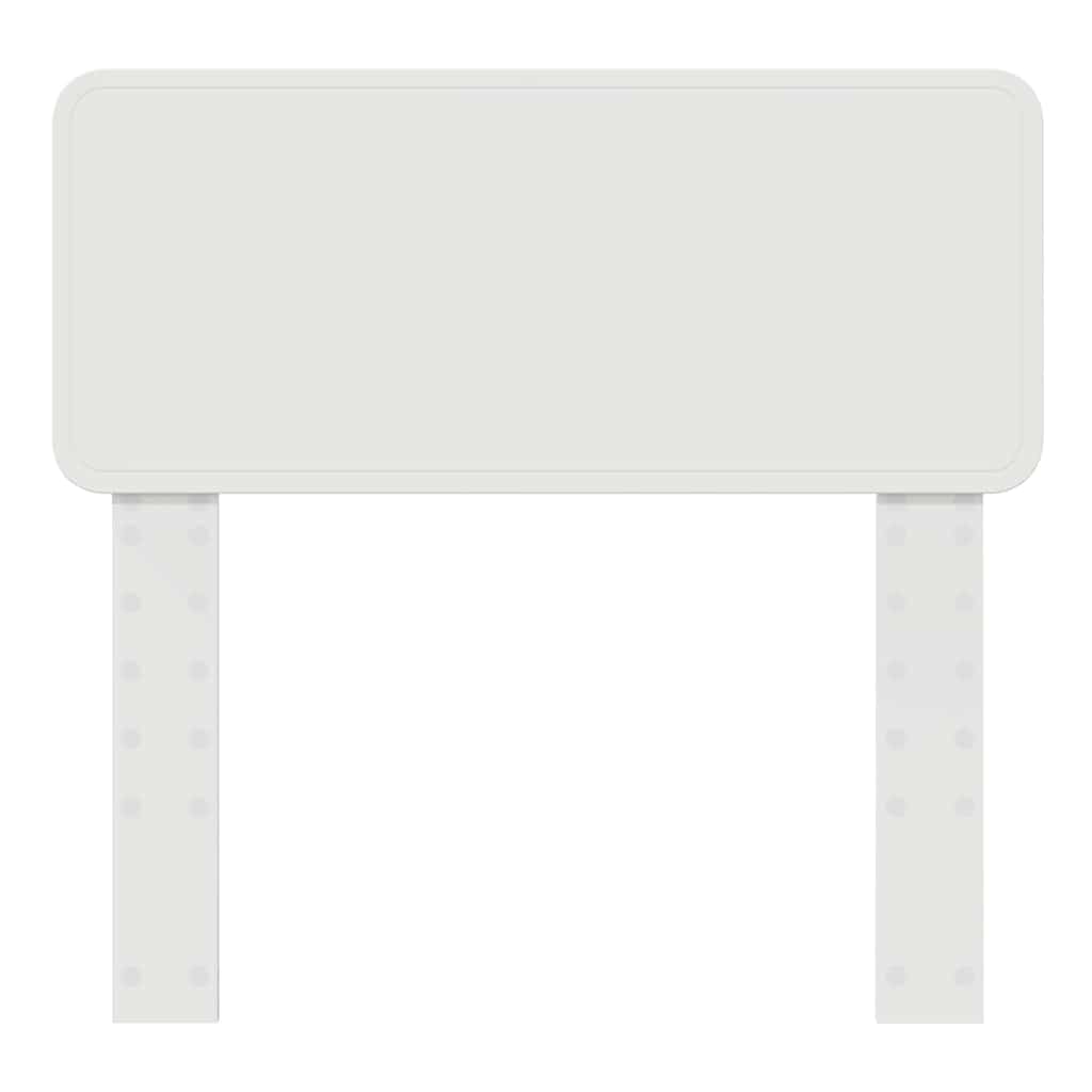 vidaXL Κεφαλάρι με κεφαλάρι Λευκό 75 cm Επεξεργασμένο ξύλο