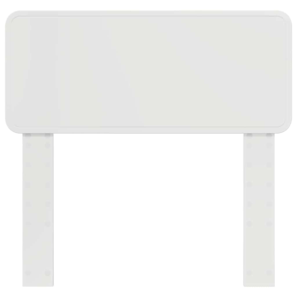 vidaXL Κεφαλάρι με κεφαλάρι Λαμπερό Λευκό 75 cm Επεξεργασμένο ξύλο