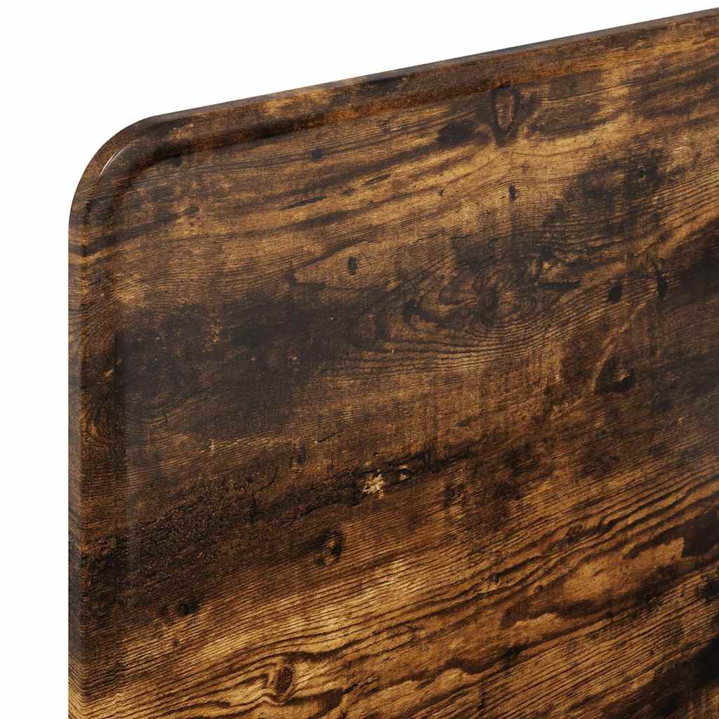 vidaXL Κεφαλάρι με κεφαλάρι Καπνιστό Δρύς 75 cm Επεξεργασμένο ξύλο