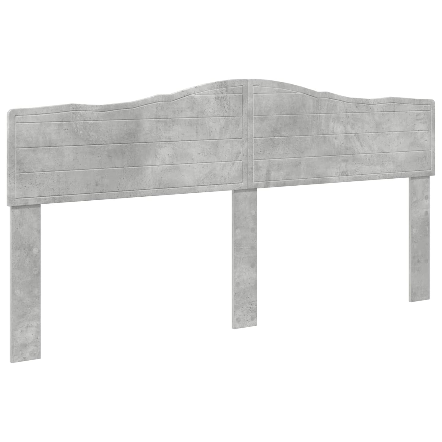 vidaXL Κεφαλάρι με κεφαλάρι Σκυρόδεμα Γκρι 180 cm Επεξεργασμένο ξύλο