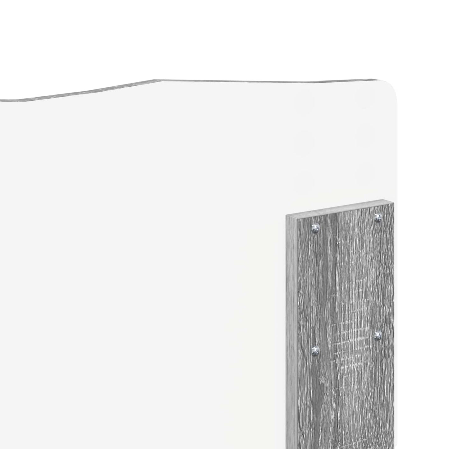 vidaXL Κεφαλάρι με κεφαλάρι Γκρίζο Σονομα 180 cm Επεξεργασμένο ξύλο