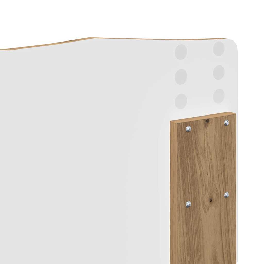 vidaXL Κεφαλάρι με κεφαλάρι Artisan Oak 180 cm Επεξεργασμένο ξύλο