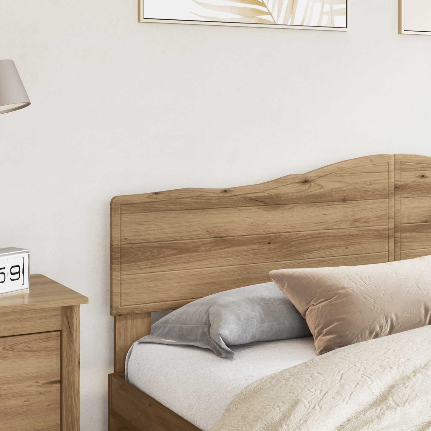 vidaXL Κεφαλάρι με κεφαλάρι Artisan Oak 180 cm Επεξεργασμένο ξύλο