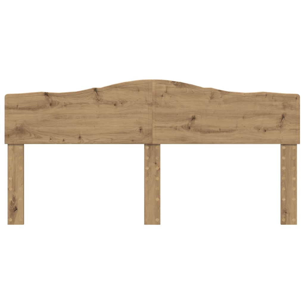 vidaXL Κεφαλάρι με κεφαλάρι Artisan Oak 180 cm Επεξεργασμένο ξύλο
