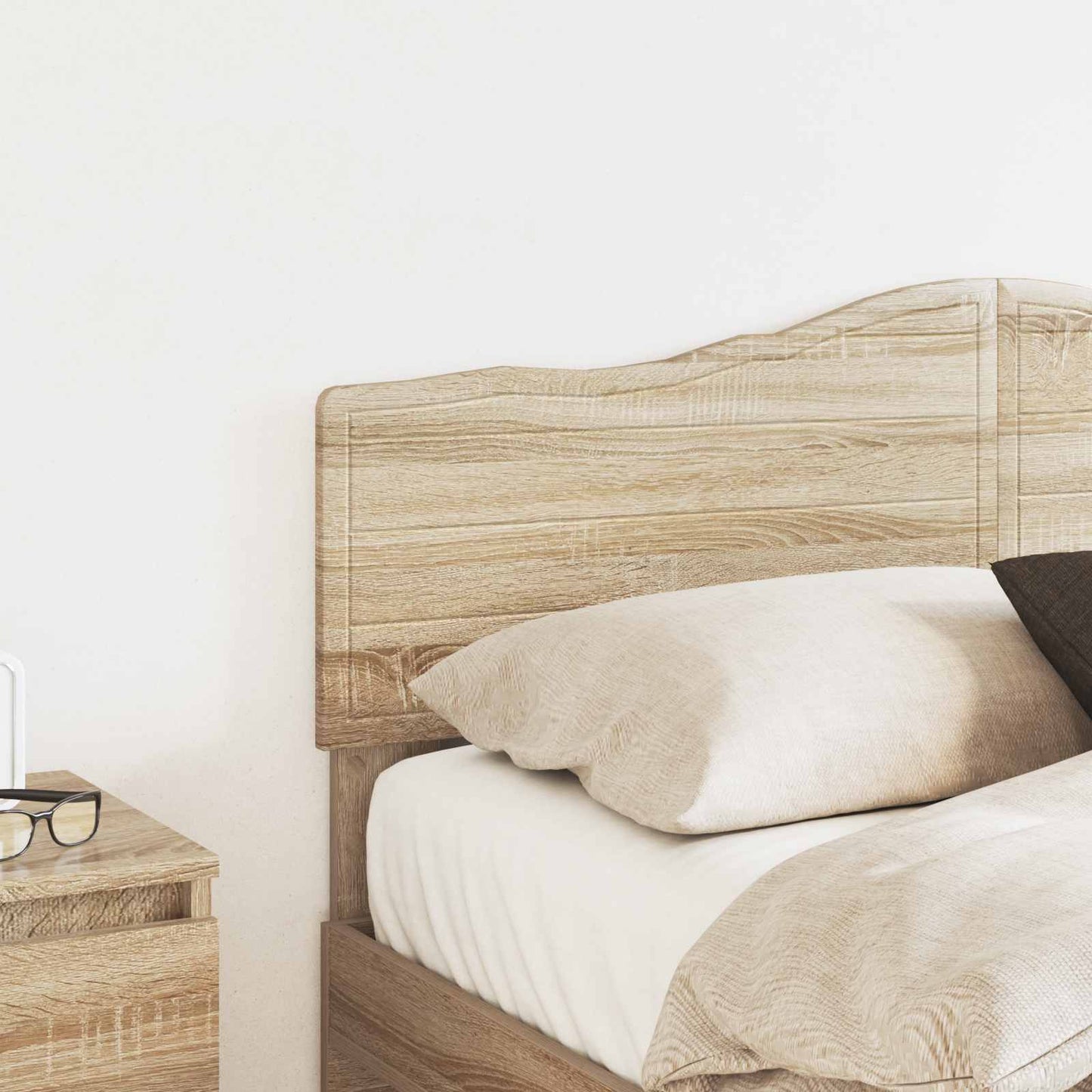 vidaXL Κεφαλάρι με κεφαλάρι Δρύς Sonoma 150 cm Επεξεργασμένο ξύλο