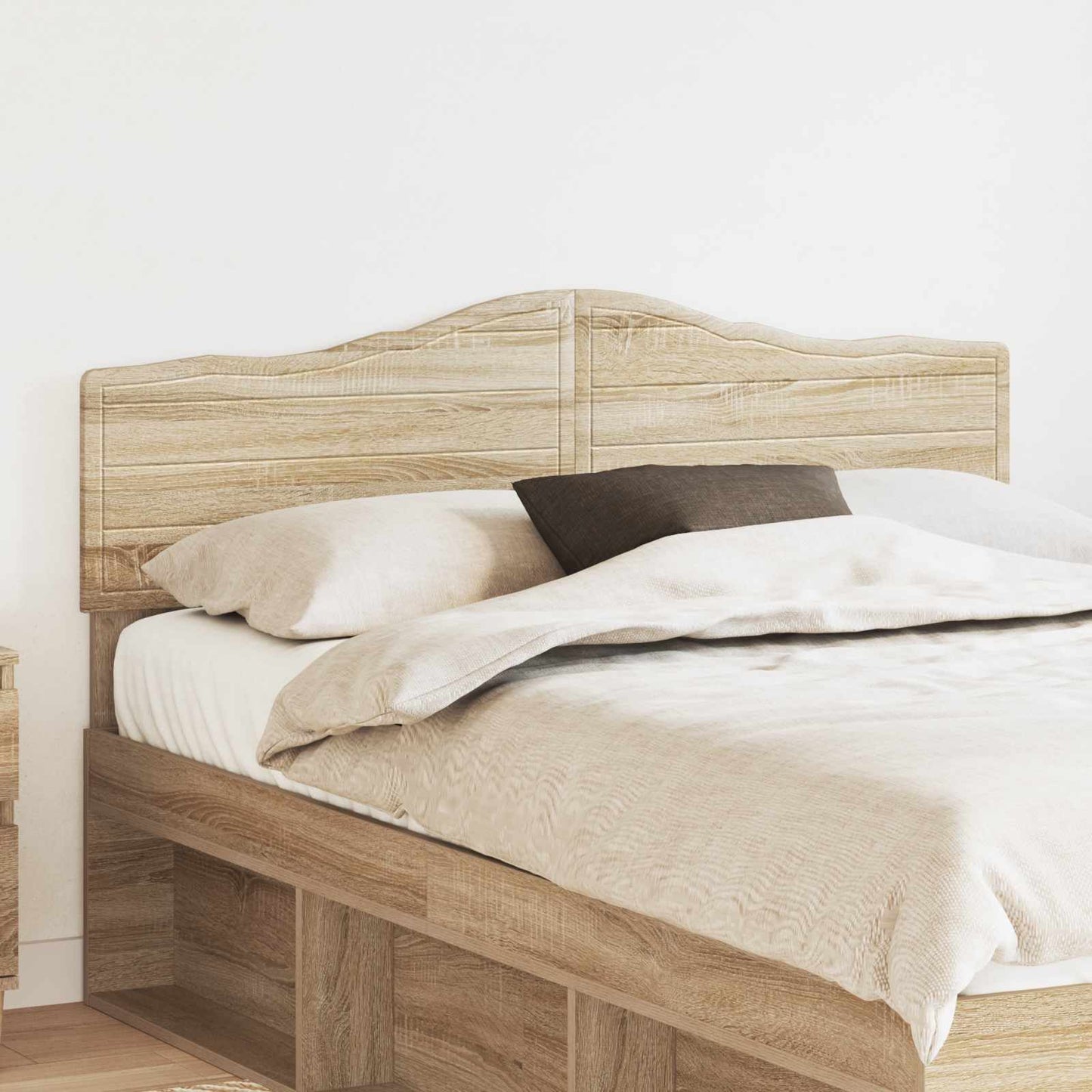 vidaXL Κεφαλάρι με κεφαλάρι Δρύς Sonoma 150 cm Επεξεργασμένο ξύλο