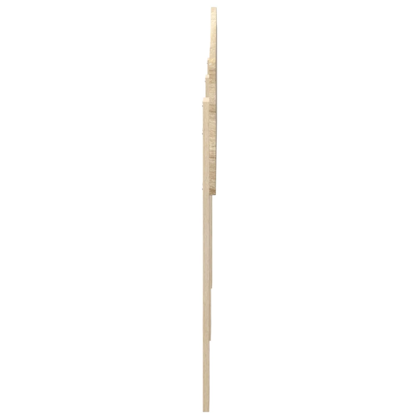 vidaXL Κεφαλάρι με κεφαλάρι Δρύς Sonoma 150 cm Επεξεργασμένο ξύλο