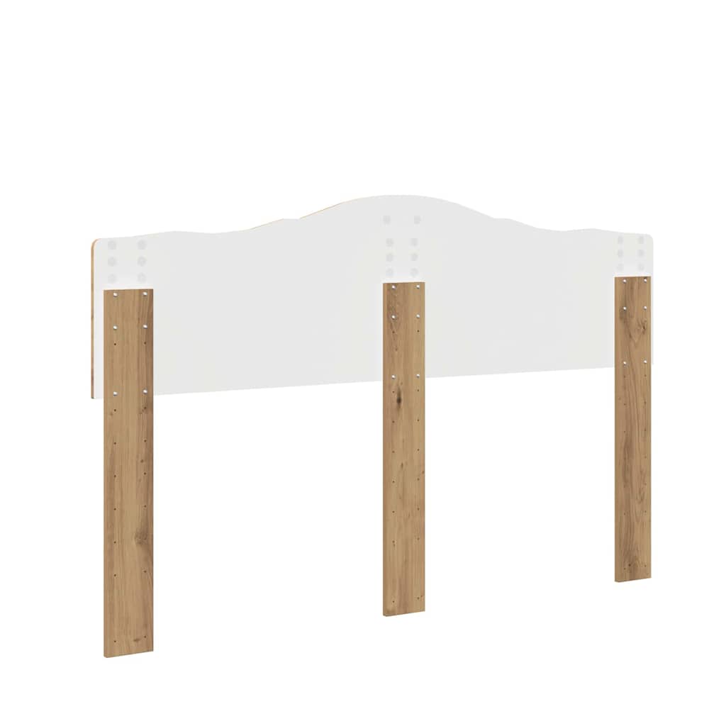 vidaXL Κεφαλάρι με κεφαλάρι Artisan Oak 140 cm Επεξεργασμένο ξύλο