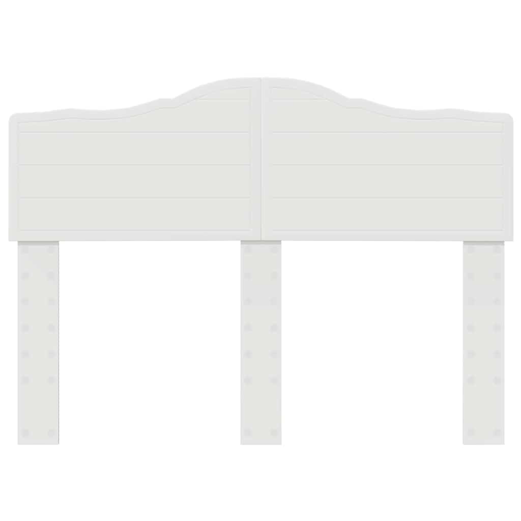 vidaXL Κεφαλάρι με κεφαλάρι Λευκό 135 cm Επεξεργασμένο ξύλο