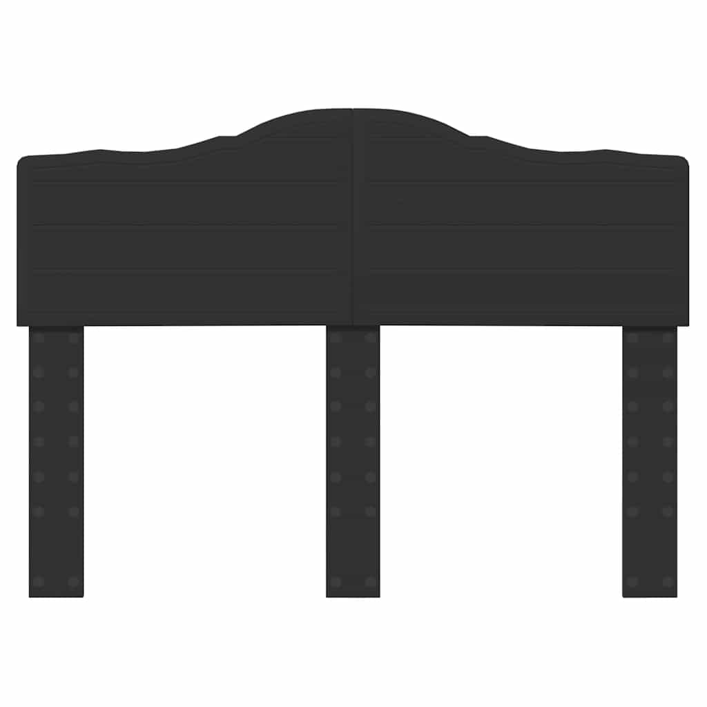 vidaXL Κεφαλάρι με κεφαλάρι Μαύρη Οξυά 135 cm Επεξεργασμένο ξύλο