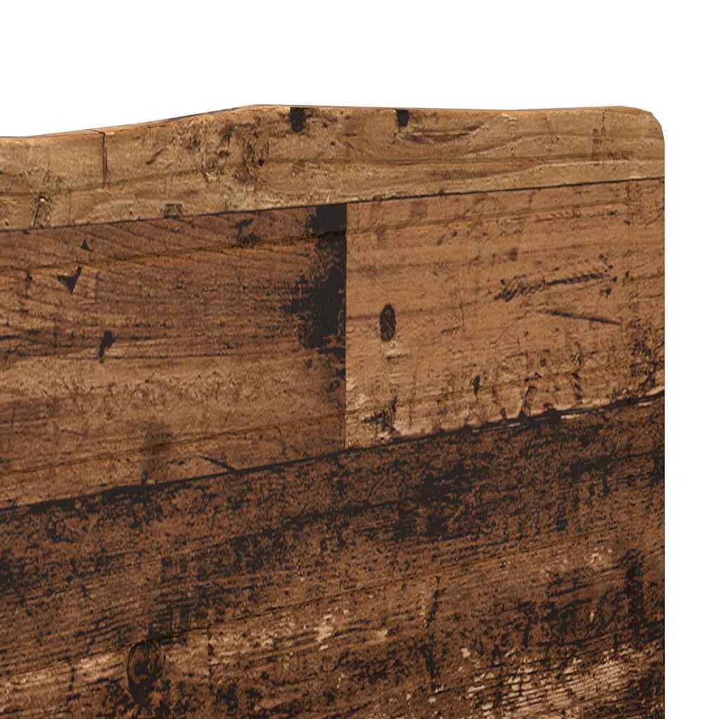 vidaXL Κεφαλάρι με κεφαλάρι Παλιό Ξύλο 120 cm Επεξεργασμένο ξύλο