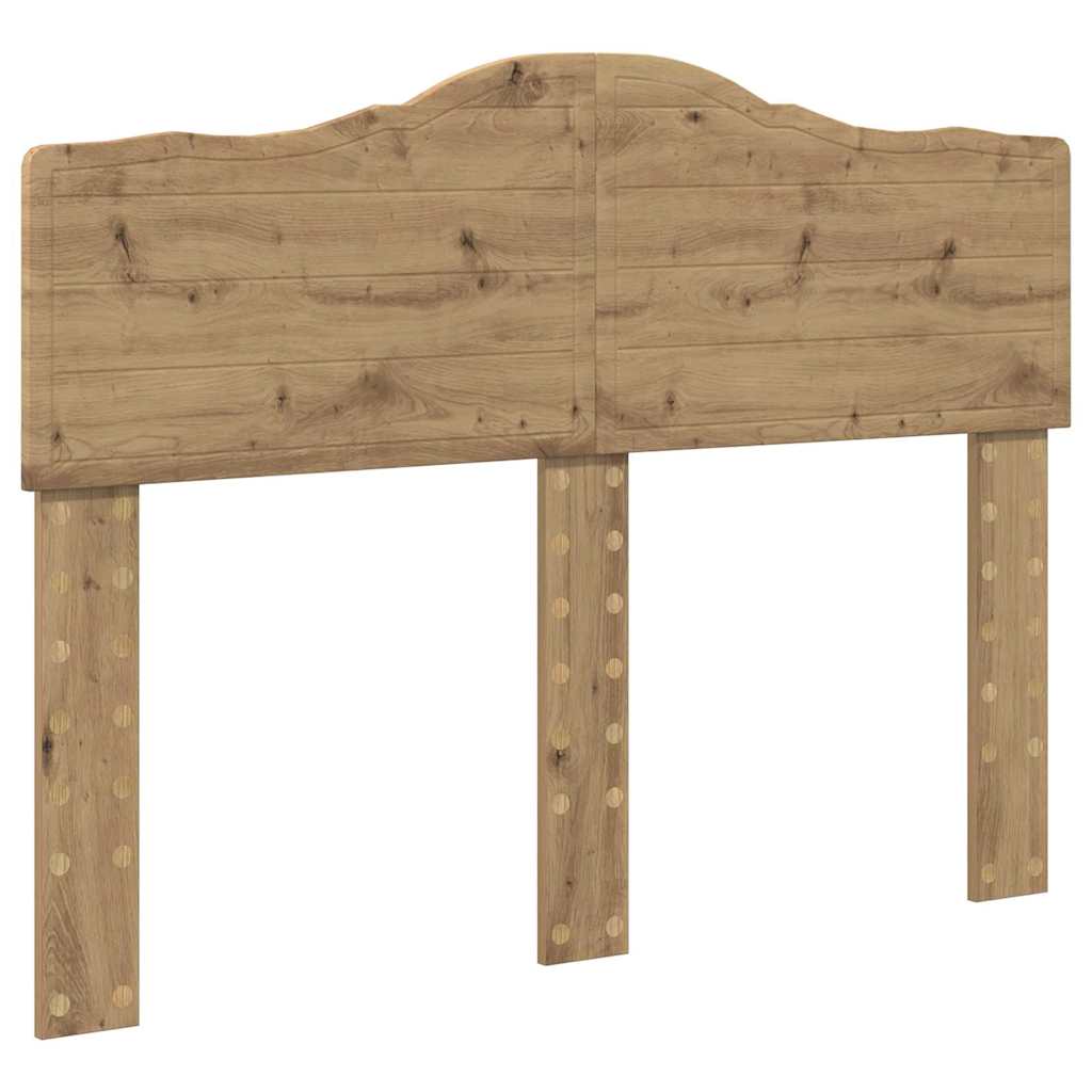 vidaXL Κεφαλάρι με κεφαλάρι Artisan Oak 120 cm Επεξεργασμένο ξύλο