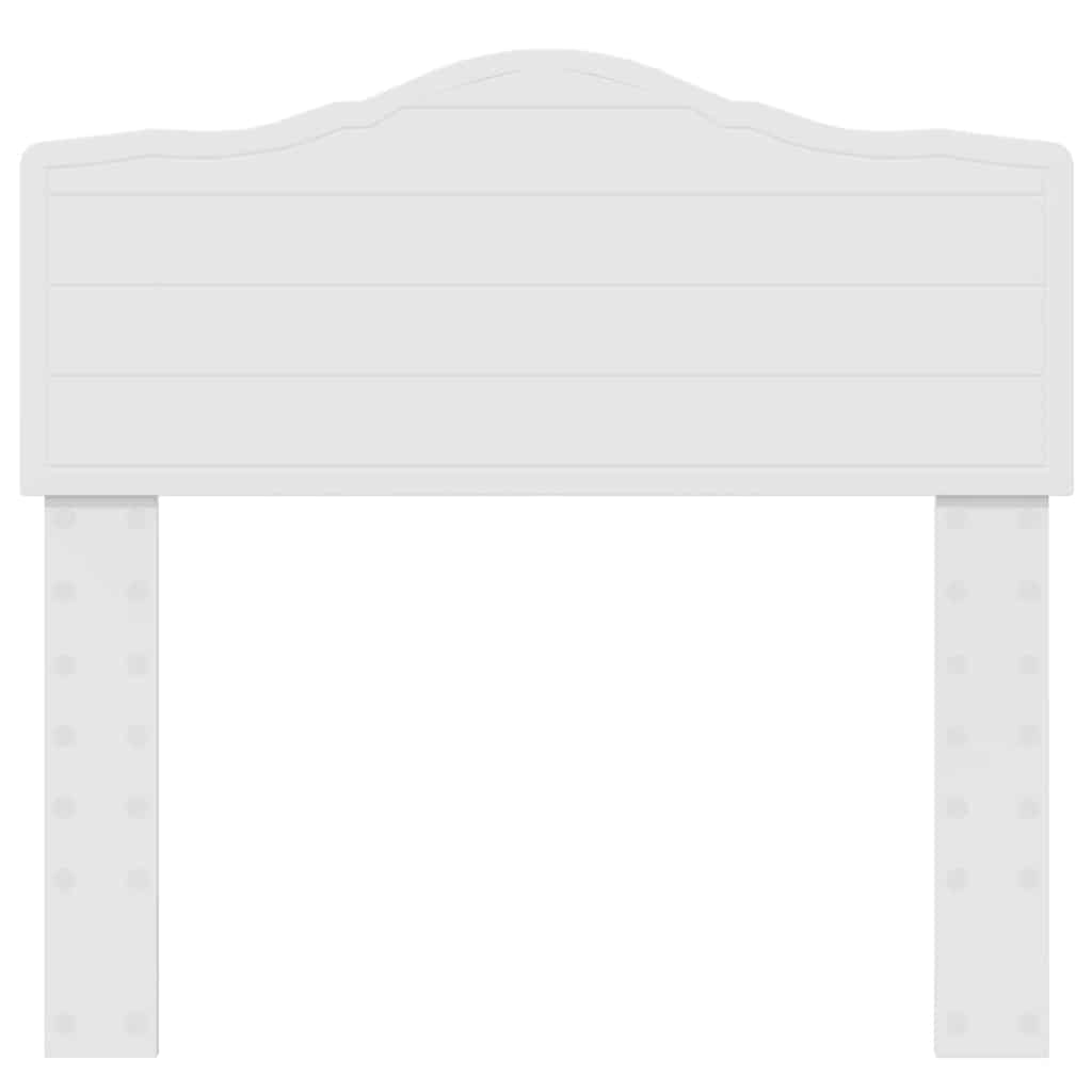 vidaXL Κεφαλάρι με κεφαλάρι Λευκό 90 cm Επεξεργασμένο ξύλο