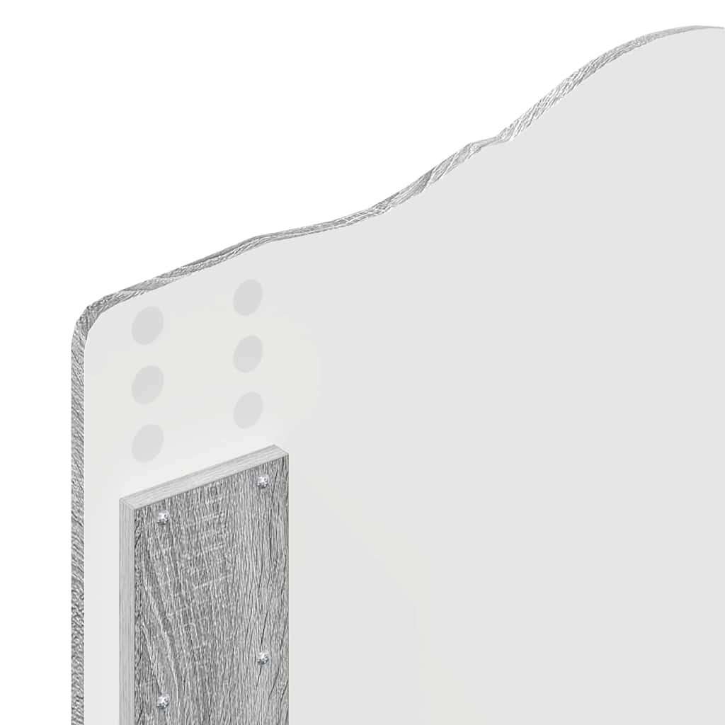 vidaXL Κεφαλάρι με κεφαλάρι Γκρίζο Σονομα 90 cm Επεξεργασμένο ξύλο