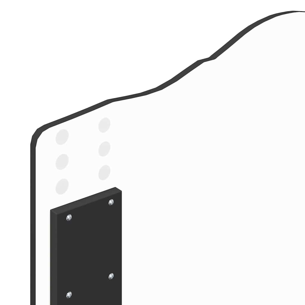 vidaXL Κεφαλάρι με κεφαλάρι Μαύρη Οξυά 80 cm Επεξεργασμένο ξύλο